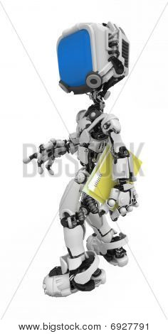 Bluescreen Roboter, Ordner