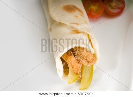 Pita broodje kip