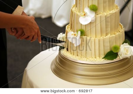 Braut und Bräutigam Hochzeitstorte