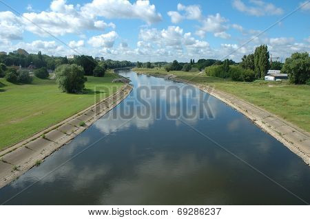 Warta River In Poznan