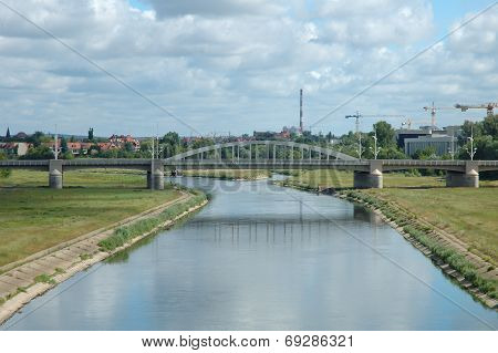 Warta River In Poznan