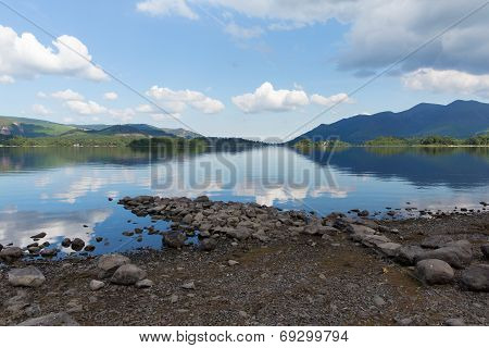English Lake District Derwent Water Cumbria England uk near Keswick
