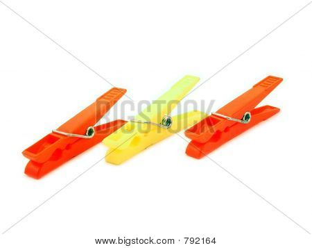 Tvätt klipp på vit bakgrund