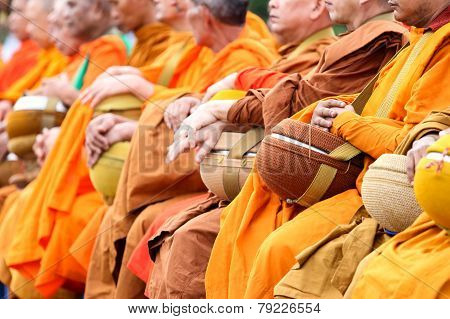 Monks In Thailand