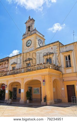 Clocktower. Fasano. Puglia. Italy.