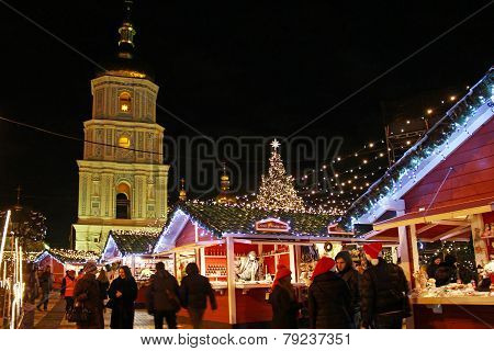 Christmas Market In Kyiv