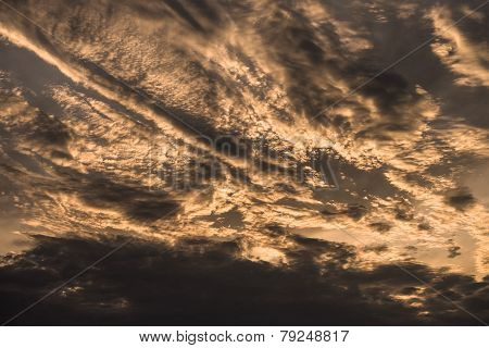 Dramatic Cloud Sky Sunset