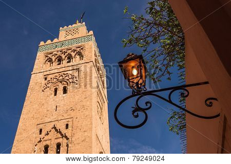 Lantern In  Marrakech Morocco.