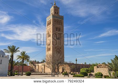 Koutoubia Mosque In Marrakech