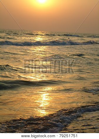 Sunrise over the sea
