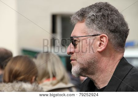 The Musical Critic Artemy Troitsky Came To Support The Arrested Participants Of Pussy Riot To Court