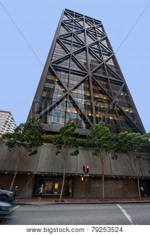 San Francisco, Us - Oct 3, 2012: Office Tower One Maritime Plaza In San Francisco On Oct 3, 2012. It