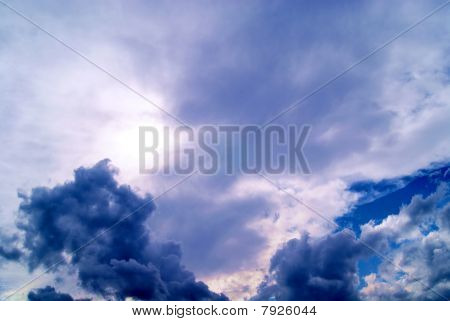 Clouds have closed the sun