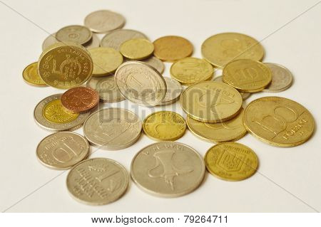 Pile of old coins