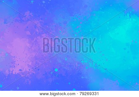 Abstract paint splashes