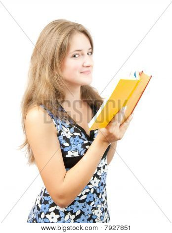 책과 어린 소녀