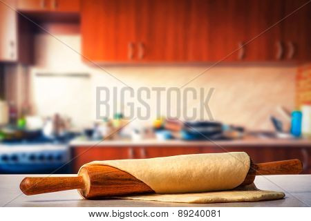 Preparation Of The Dough For Pizza