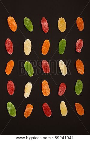 Candied dried fruit