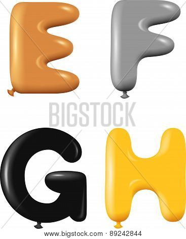 Alphabet full of colour