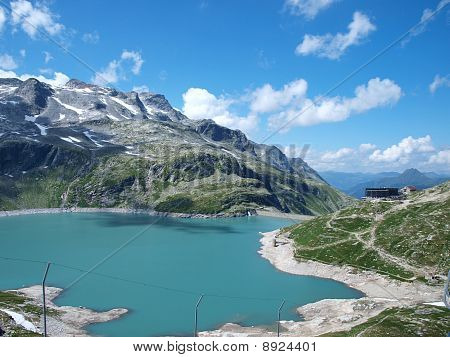 Weissee Alpine sø i Alperne