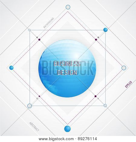 abstract vector polygonal sphere