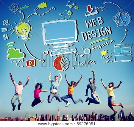 Web Design Web Development Responsive Branding Concept