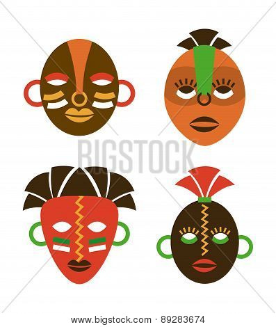 Africa design over  background vector illustration