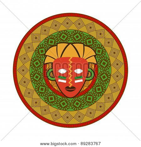 Africa design over white background vector illustration