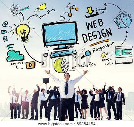 Web Design Web Development Responsive Branding Concept