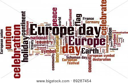 Europe Day Word Cloud
