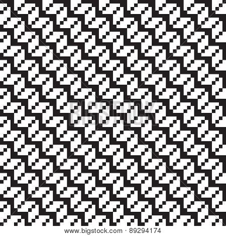 Black and white pixel seamless pattern.