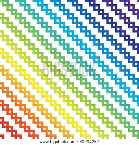 Rainbow pixel art