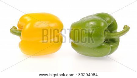 bell pepper isolated on white background