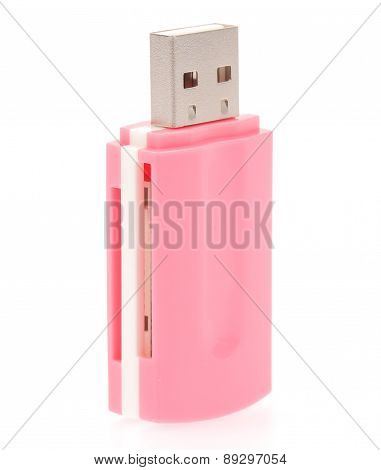 Card Reader Isolated On White Background