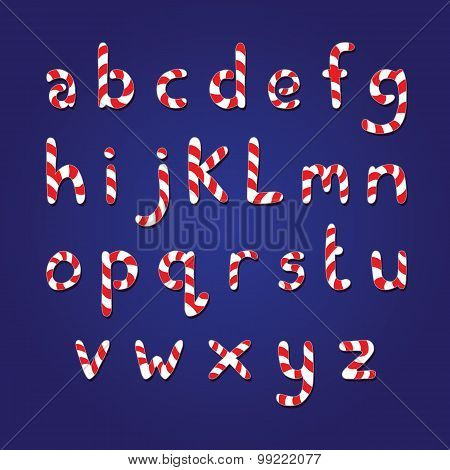 Candy Cane Letters