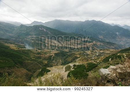China Sichuan scenic State Road 318