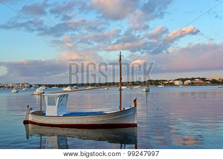 Quiet Sunset In Porto Colom