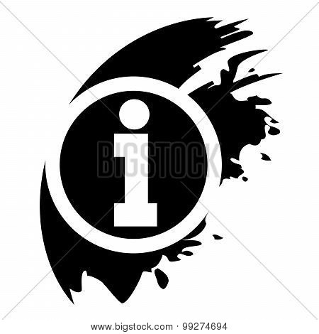 Information Sign - Vector Icon Isolated