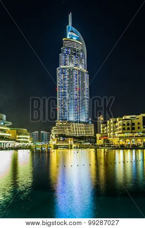 Address Hotel In The Downtown Dubai Area Overlooks The Famous Dancing Fountains