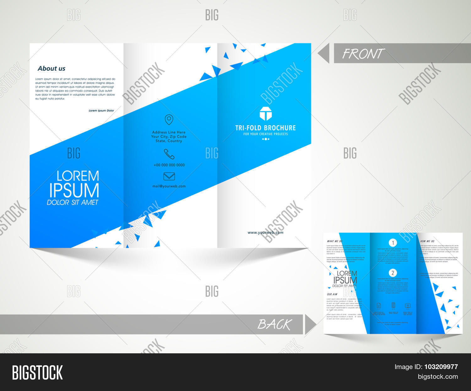 Creative Trifold Vector Photo (Free Trial) Bigstock