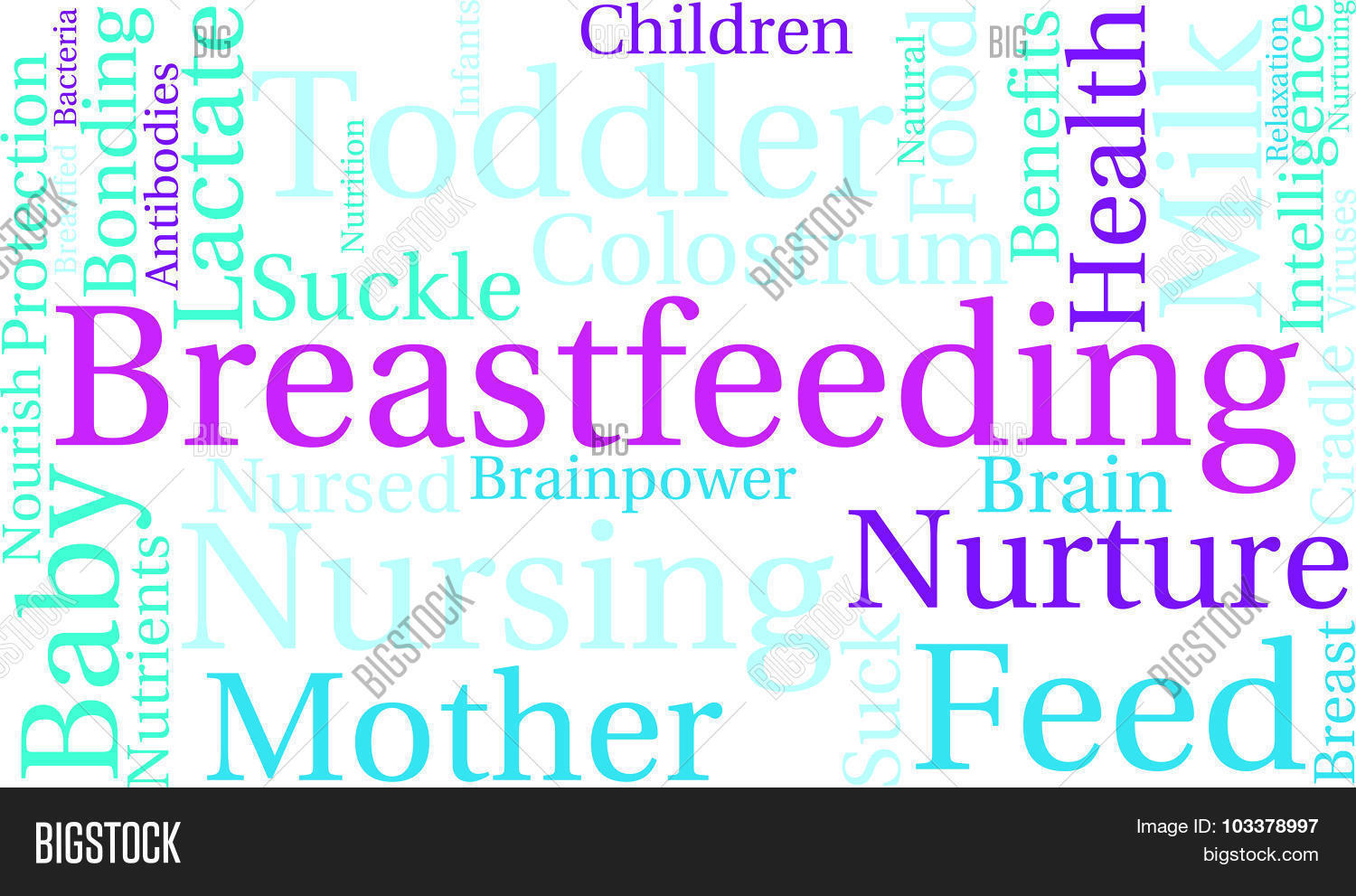 Breastfeeding Word Vector & Photo (Free Trial) | Bigstock