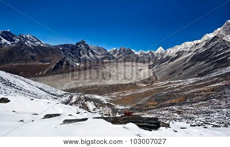 Mountain Landscape In Sagarmatha, Nepal