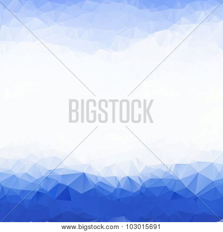 Abstract colorful Triangle Geometrical blue Background, Vector Illustration EPS10. Geometric design