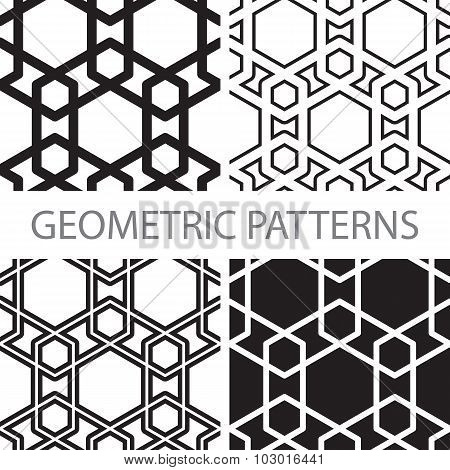 Seamless Geometric Tiling Patterns