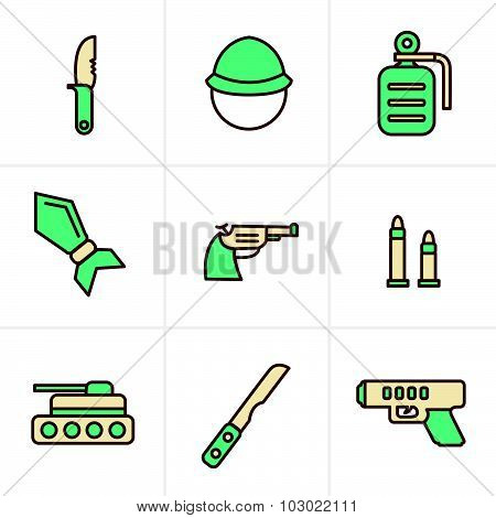 Icons Style Icons Style  Military Icons