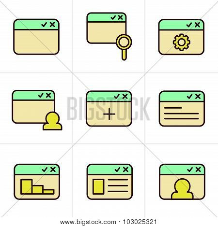 Icons Style Browser Icon Set