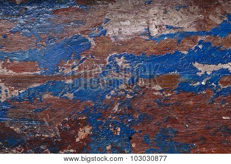 wood texture with paint and varnish