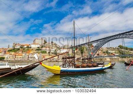 Porto And Old  Traditional Boats