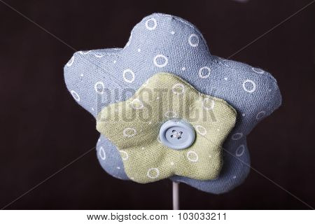 hand made decorative star of cloth
