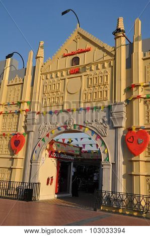 UK pavilion at Global Village in Dubai, UAE